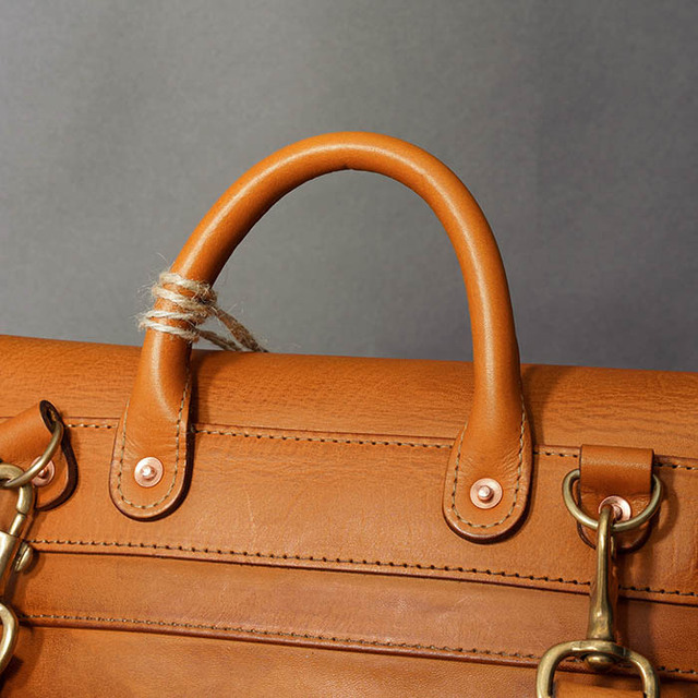 vasco × GLADHAND「LEATHER VOYAGE 2WAY RUCKSACK / BROWN」2WAYレザー