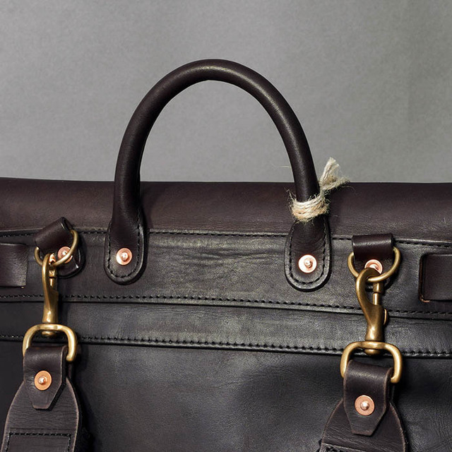 vasco × GLADHAND「LEATHER VOYAGE 2WAY RUCKSACK / BLACK」2WAYレザー