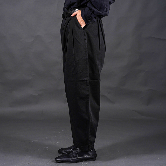 PORTER CLASSIC / ポータークラシック「SATCHMO CHINOS / BLACK」チノ
