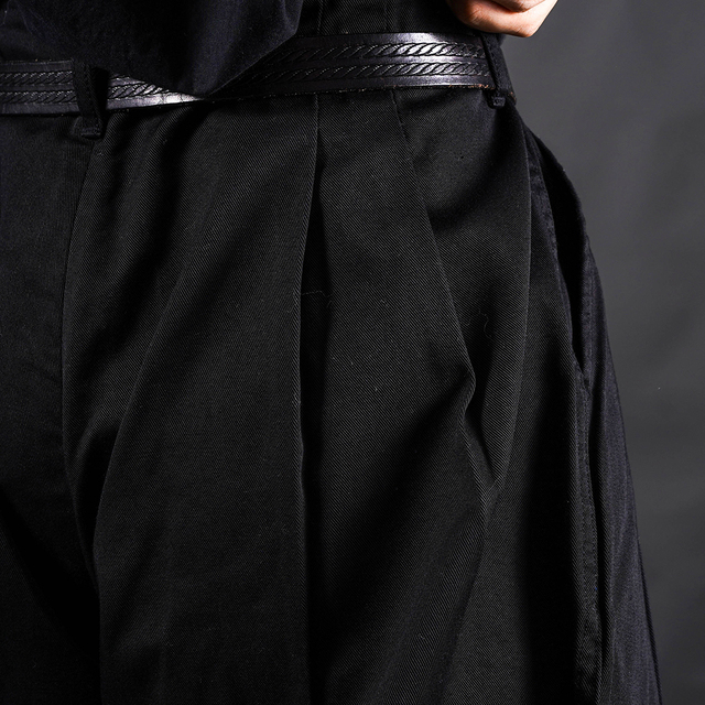 PORTER CLASSIC / ポータークラシック「SATCHMO CHINOS / BLACK」チノ