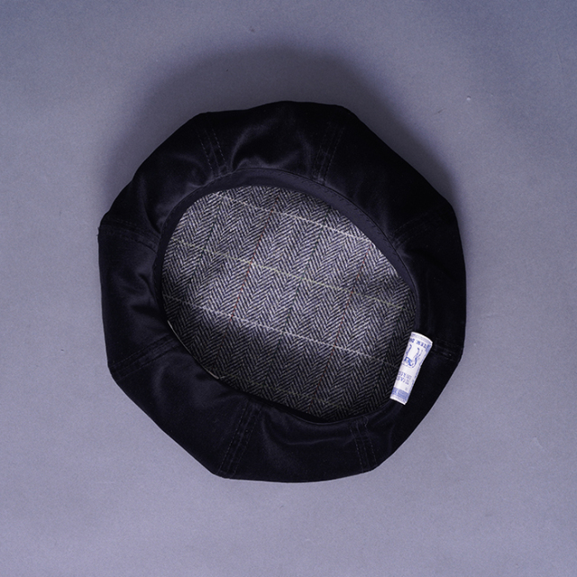 D-01081 /「8PANEL BERET / BLACK」8パネルベレー帽