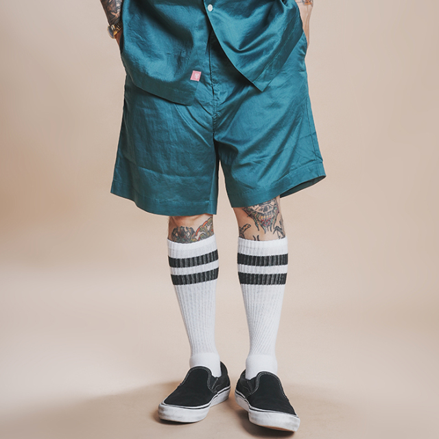 サテンショートパンツ レースポイントサテンショートパンツ｜ACLENT（アクレント）