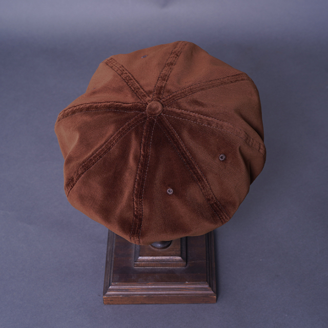 D-01081 /「8PANEL BERET / BROWN」8パネルベレー帽
