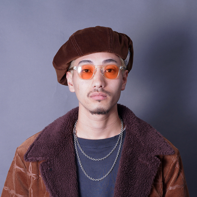 D-01081 /「8PANEL BERET / BROWN」8パネルベレー帽