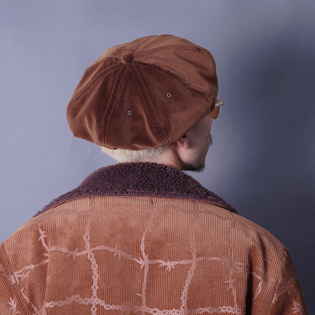 D-01081 /「8PANEL BERET / BROWN」8パネルベレー帽