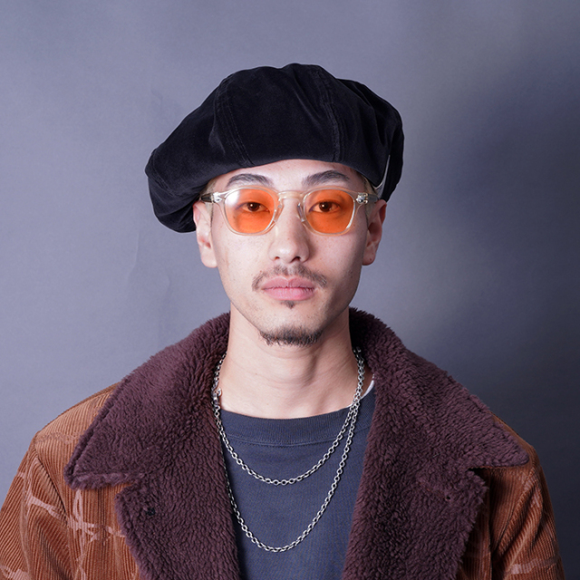 D-01081 /「8PANEL BERET / BLACK」8パネルベレー帽