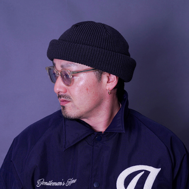 NTH-250202 /「2Roll Knit Cap / BLACK」ニット帽