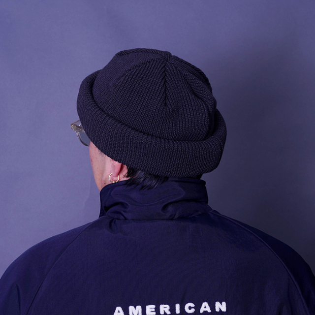NTH-250202 /「2Roll Knit Cap / BLACK」ニット帽