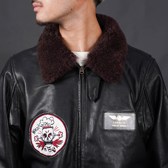 WRD6301HP /「BOOZY & CRAZY - G1 TYPE JACKET HAND PAINT / BLACK」G