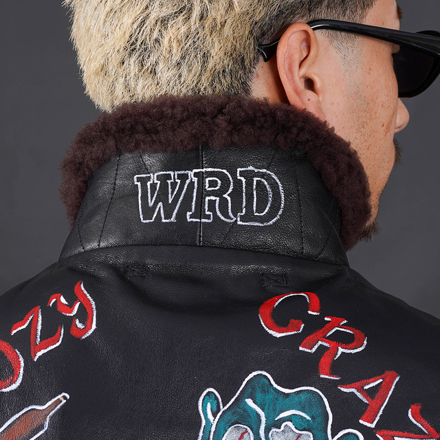 WRD6301HP /「BOOZY & CRAZY - G1 TYPE JACKET HAND PAINT / BLACK」G