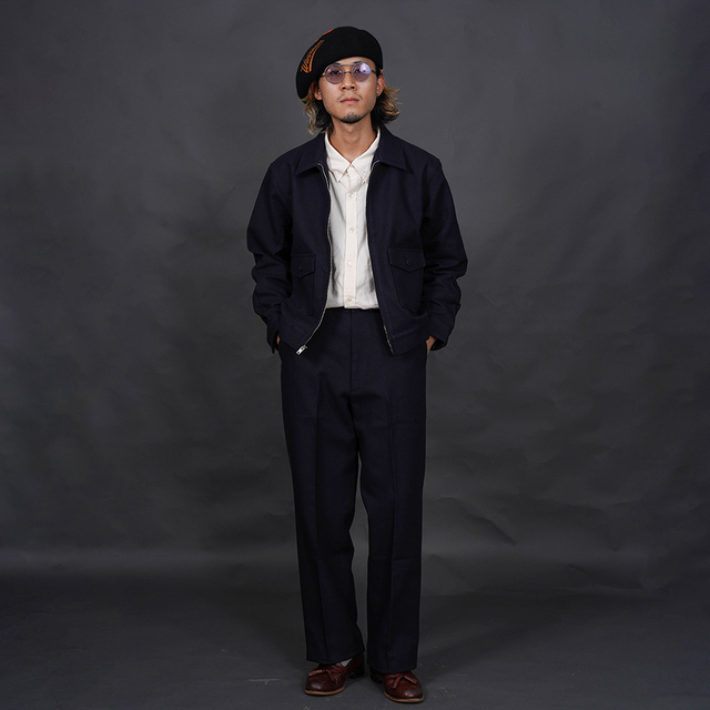 TR26AW-504 /「Signal Wool Jacket / NAVY」ウールサージトラッカー