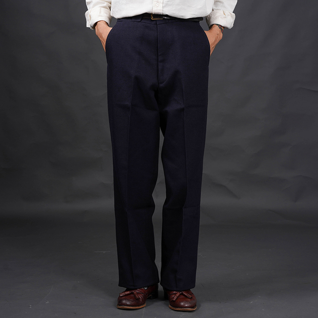 TR26AW-603 /「Signal Wool Trousers / NAVY」ウールサージトラウザーズ