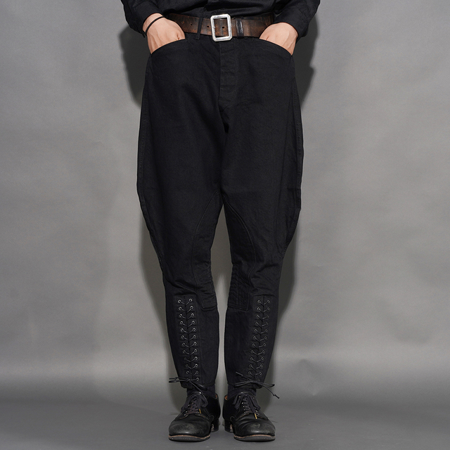 BSFP-20507BLK /「15oz Black Denim Sheriff Breeches / Deep Black