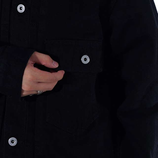 MOTOR / モーター「BLACK DENIM JACKET / BLACK」ブラックデニムジャケット