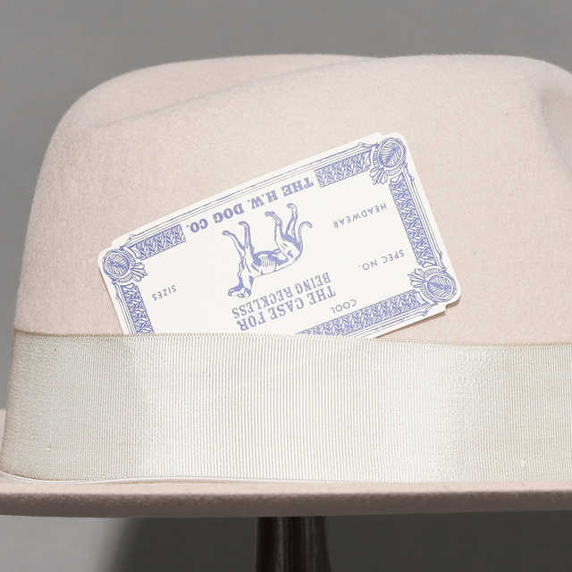D-00006-H /「FRONT-H / O.WHITE」ハット