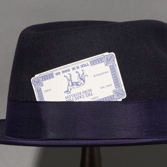 D-00008-H /「POINT-H / NAVY」ハット