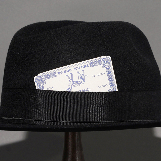 D-00006-H /「FRONT-H / BLACK」ハット