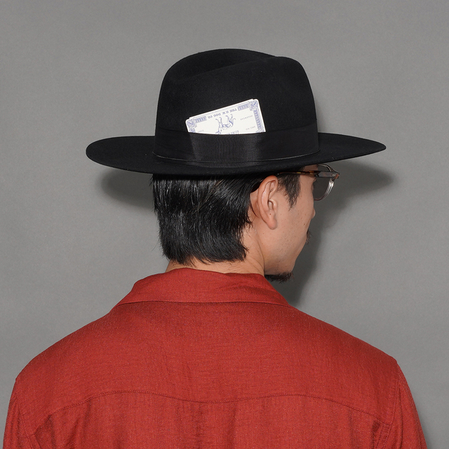 D-00006-H /「FRONT-H / BLACK」ハット
