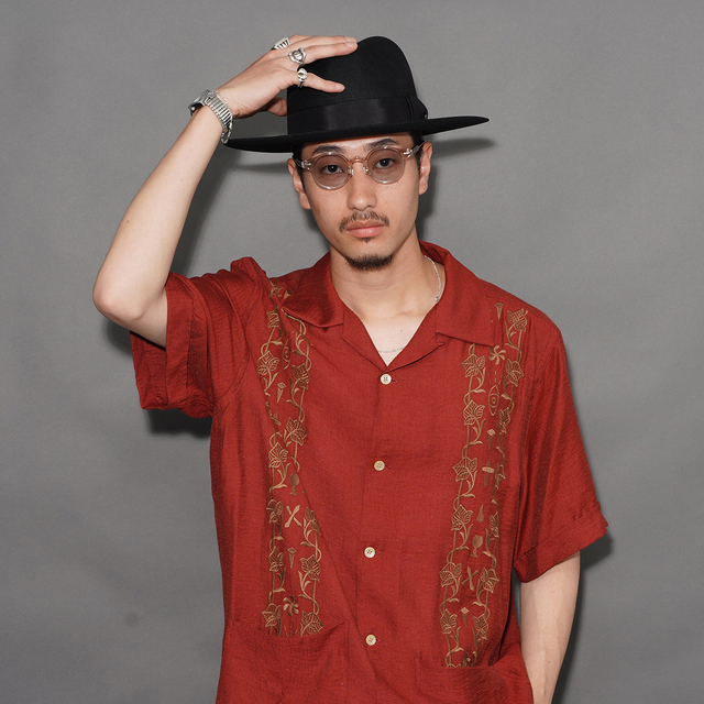 D-00006-H /「FRONT-H / BLACK」ハット