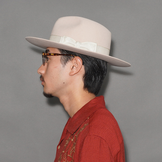 D-00006-H /「FRONT-H / O.WHITE」ハット