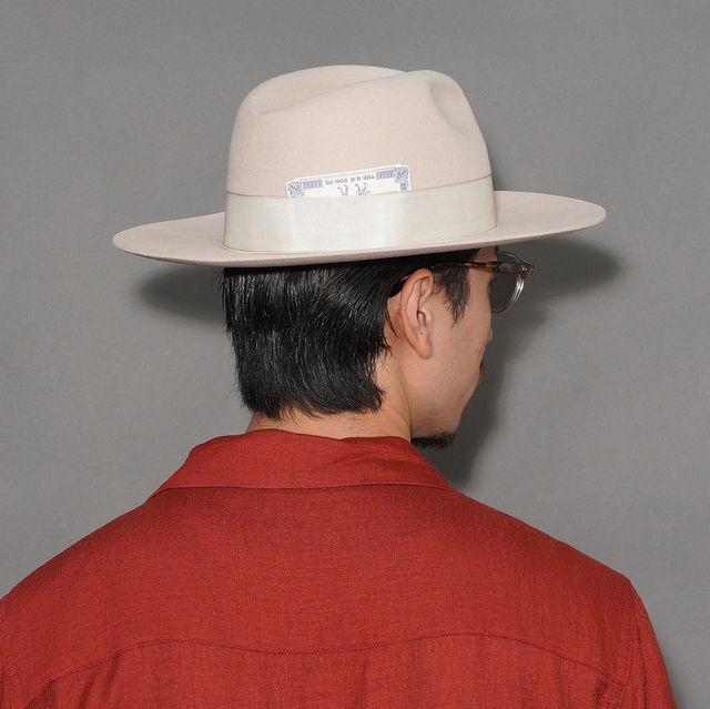 D-00006-H /「FRONT-H / O.WHITE」ハット