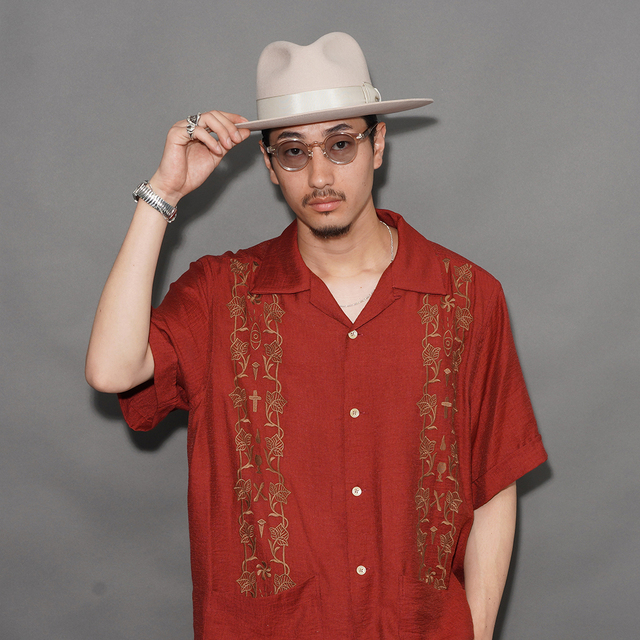 D-00006-H /「FRONT-H / O.WHITE」ハット