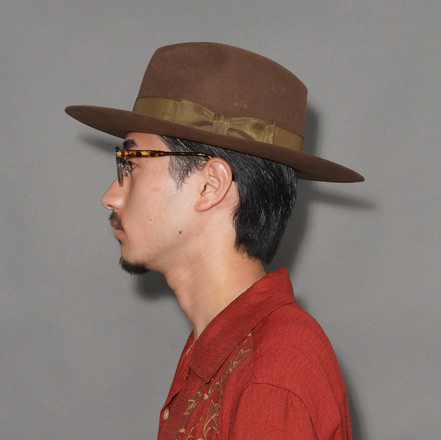D-00006-H /「FRONT-H / OLIVE」ハット