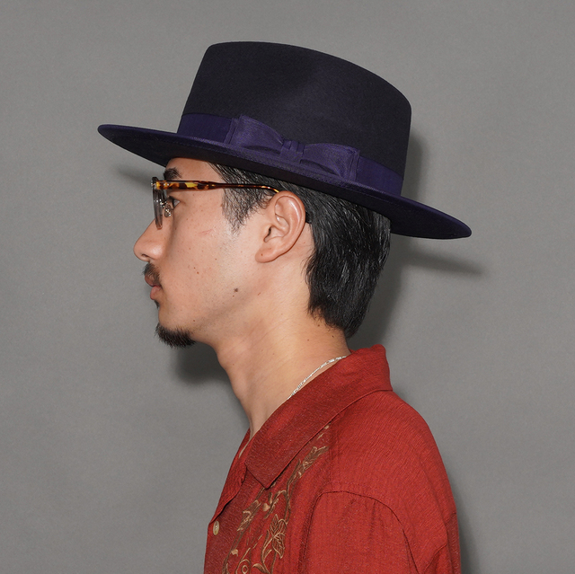 D-00008-H /「POINT-H / NAVY」ハット