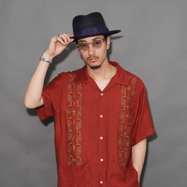 D-00008-H /「POINT-H / NAVY」ハット