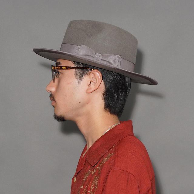 D-00008-H /「POINT-H / GRAY」ハット