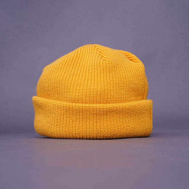 NASTOYS/ナストイズ「2Roll Knit Cap / YELLOW」ニット帽