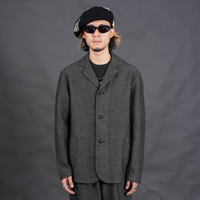 TROPHY CLOTHING/トロフィークロージング「Machine Age Sack Coat / GRAY」サックコート