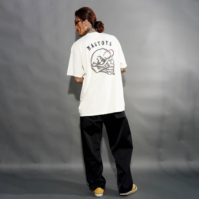 NTTB-260301 /「BENT BACK GIRL S/S TEE / WHITE」プリントS/S Tシャツ