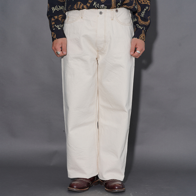 OLD MOUNTAIN / オールドマウンテン「DENIM / OFF WHITE」デニムパンツ