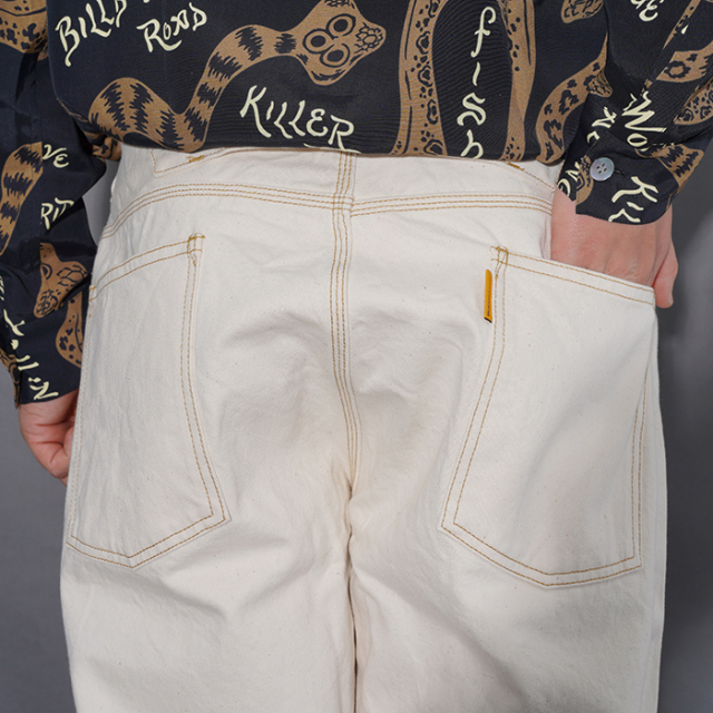 OLD MOUNTAIN / オールドマウンテン「DENIM / OFF WHITE」デニムパンツ