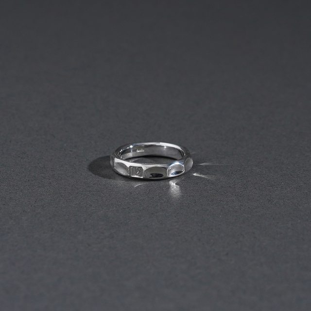 WORN CRAFT / ウォーンクラフト「BLOCKS ART 950 SILVER RING TYPE.1」リング