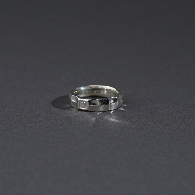 WORN CRAFT / ウォーンクラフト「BLOCKS ART 950 SILVER RING TYPE.2」リング