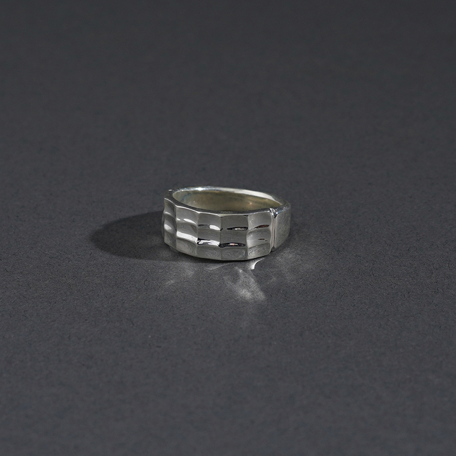WORN CRAFT / ウォーンクラフト「BLOCKS ART 950 SILVER RING TYPE.3」リング