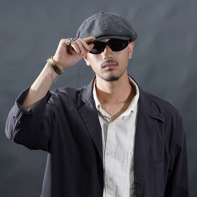 D-01174 /「PK CAP / GRAY」キャスケット