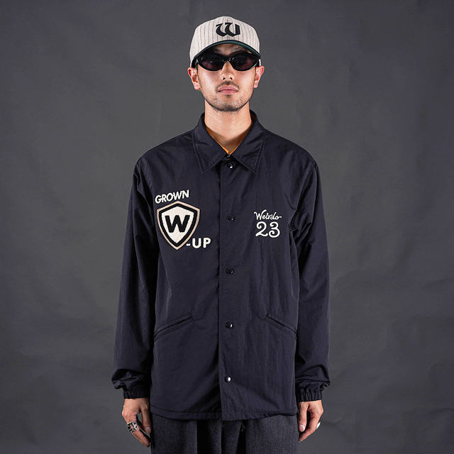 WEIRDO/ウィアード「WRD FINK - COACH JACKET / BLACK」コーチジャケット