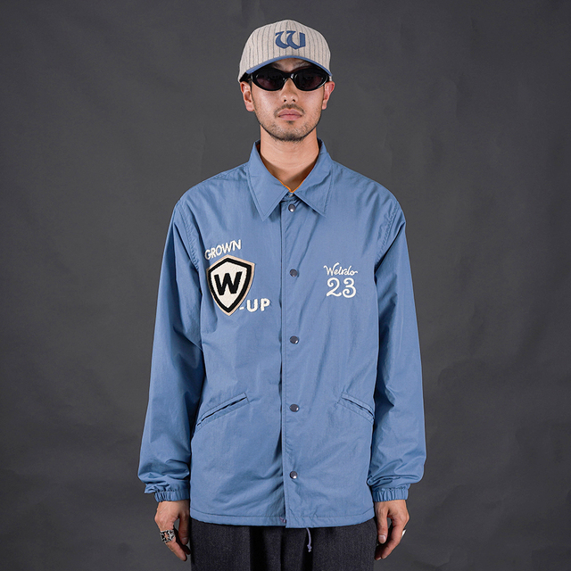 WEIRDO/ウィアード「WRD FINK - COACH JACKET / BLUE」コーチジャケット
