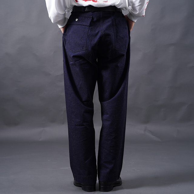 TR26AW-602 /「Fatigue Civilian Pants / INDIGO」ミリタリーラップパンツ