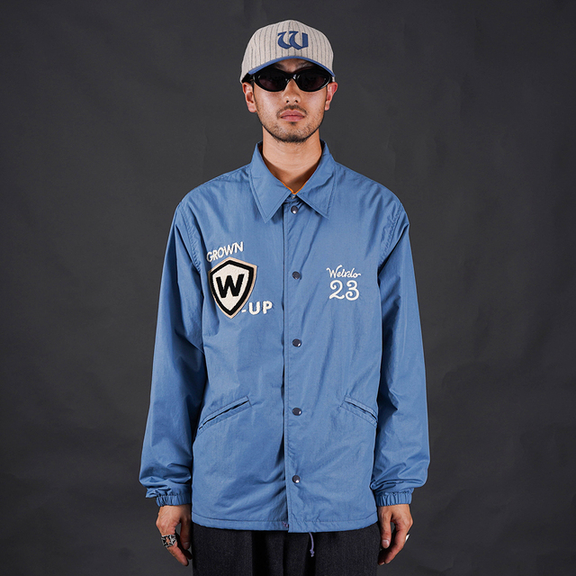 WEIRDO/ウィアード「WRD FINK - COACH JACKET / BLUE」コーチジャケット