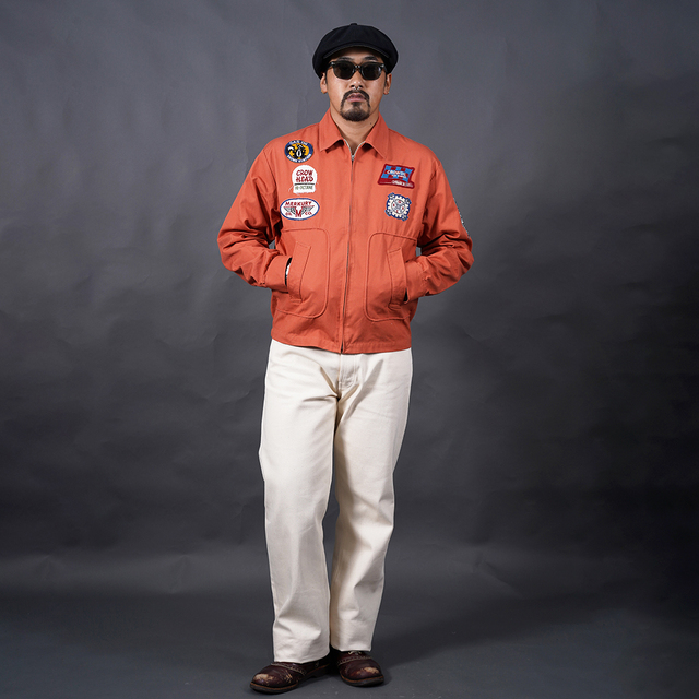 OC6307 /「SPEEDWAY - CLUB JACKET / BRICK」ドリズラージャケット