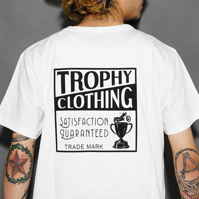 TR26SS-206 /「Box Logo Open End S/S Tee / WHITE」ロゴS/S Tシャツ