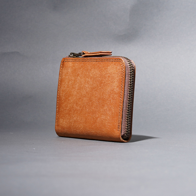 MOTO / モト「FW4R COMPACT ZIP WALLET / BROWN」コンパクトジップウォレット