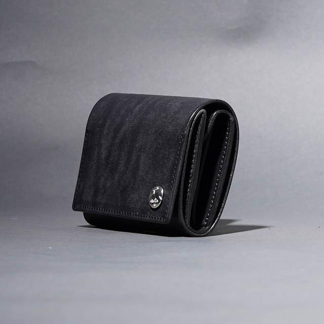 MOTO / モト「W10R COMPACT WALLET / BLACK」コンパクトウォレット
