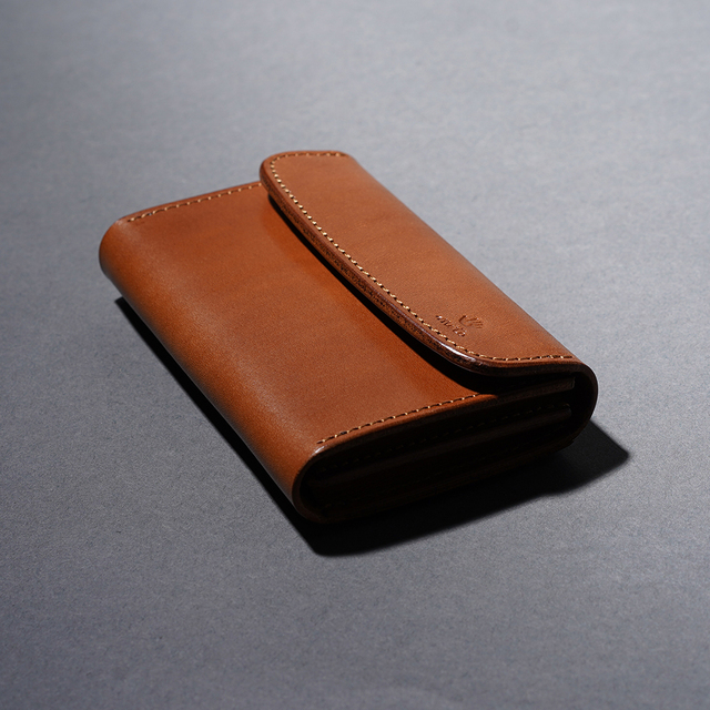 MOTO / モト「CA6 CARD CASE COMPACT WALLET / BROWN」カードケース