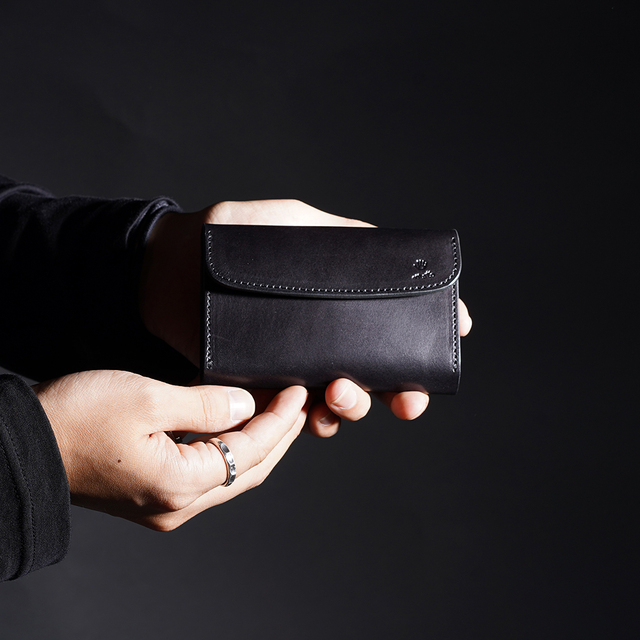 MOTO / モト「CA6 CARD CASE COMPACT WALLET / BLACK」カードケース