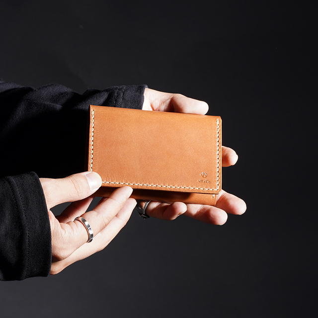 MOTO / モト「CA4 CARD CASE / BROWN」カードケース・名刺入れ